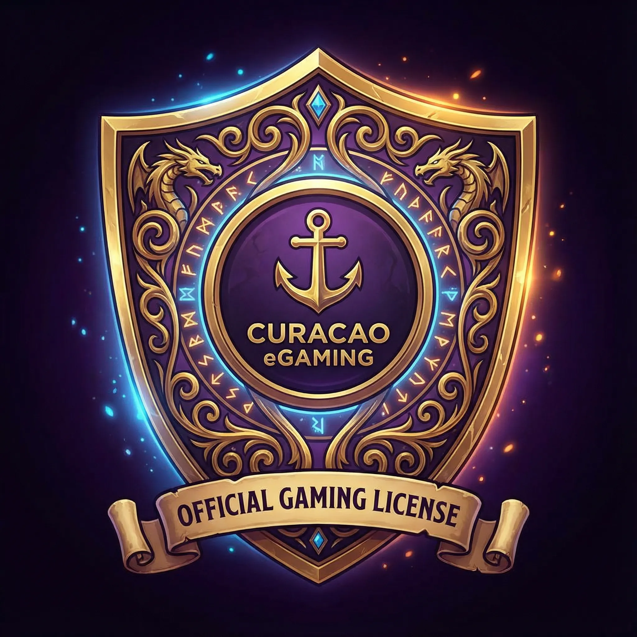 Selo de licença Curaçao eGaming oficial